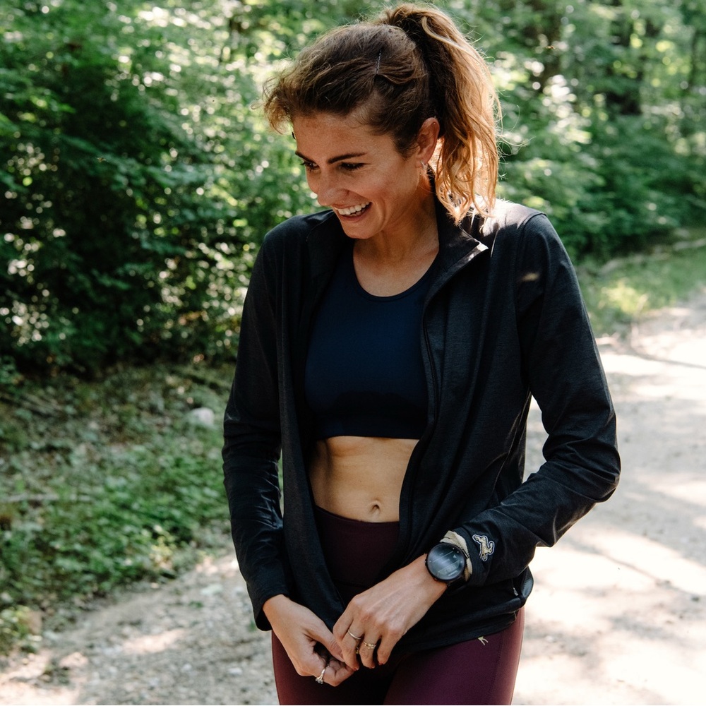 Tracksmith Black Lightweight Session Jacket for Women